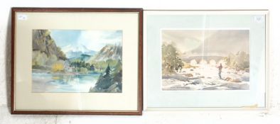 Bristol Savages - An original watercolour painting by Frank Duffield entitled 'Evening Time'