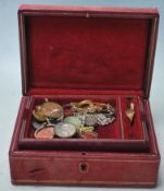 A collection of vintage and antique jewellery to include a Japanese shakudo bangle, panel bracelet