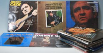 Johnny Cash - A good collection of vintage LP vinyl 12