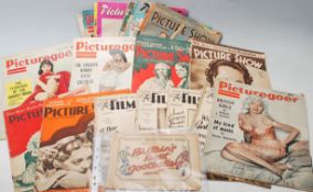COLLECTION OF VINTAGE PICTUREGOER & OTHER FILM MAGAZINES