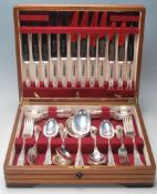 A 20th century retro silver plated EPNS canteen of cutlery complete in the original presentation