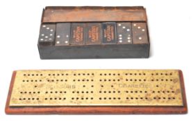 A set of vintage 1930's advertising tobacciana Will's Capstan dominoes, each having Wills to the