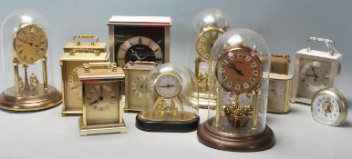 A collection of vintage clocks to include H. Samuel, Quartz, London Clock Co, Estyma, Seiko,