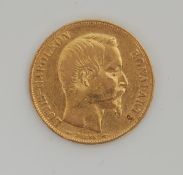 19TH CENTURY FRENCH LOUIS NAPOLEON BONAPARTE GOLD