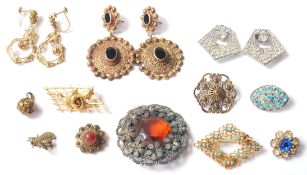 ANTIQUE COSTUME JEWELLERY