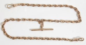 VICTORIAN 9 CT GOLD POCKET WATCH CHAIN