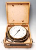EARLY 20TH CENTURY BRASS PRESSURE GAUGE