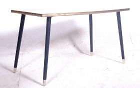 MID CENTURY MELAMINE PATTERNED COFFEE TABLE