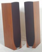 A pair of floor standing contemporary  / 20th century stereo hi-fi speakers by Jamo. The speakers