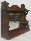 A late 19th century Victorian Arts & Crafts oak wa