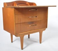 BRILLIANT JENTIQUE MID CENTURY MODERN TEAK POPUP STUDENT'S BUREAU