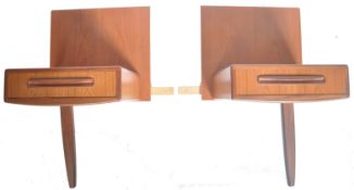 VICTOR WILKINS FOR G PLAN FRESCO RANGE BEDSIDE TABLES