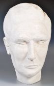 LARGE 20TH CENTURY STUDIO ART PLASTER HEAD