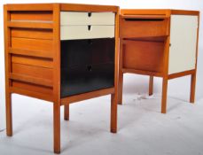 SUPERB ID CENTURY MODERN TWIN PEDESTAL MODULAR DESK