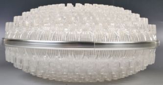 STUNNING ORIGINAL 20TH CENTURY RETRO PLASTIC CEILING LIGHT