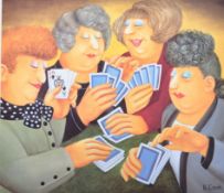 BERYL COOK SIGNED PRINT A FULL HOUSE FROM THE ALEXANDER GALLERY