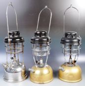 GROUP OF THREE RETRO VINTAGE TILLEY LAMPS MODEL 171