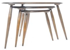 LUCIAN ERCOLANI - ERCOL MODEL 354 PEBBLE NEST OF TABLES