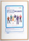 PULP MIS-SHAPES PATTERNS ADVERTISING POINT OF SALE POSTER