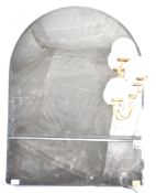 CONTEMPORARY DOMED TOP WALL MIRROR HAVING A CLUSTER OF SCONCES