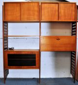 ROBERT HEAL FOR STAPLES LADDERAX TWO BAY MODULAR SHELVING