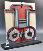 EDUCATIONAL CZECHOSLOVAKIAN WOODEN COMPRESSION SPACE MODEL