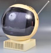 MID CENTURY VIDEOSPHERE TV BY JVC FINISHED IN CREAM