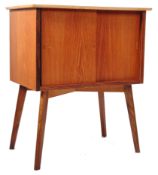 MID CENTURY RETRO TEAK RECORD CABINET