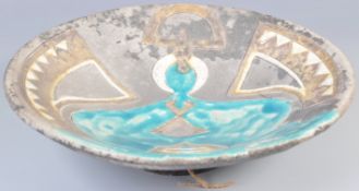 ORIGINAL CYPRUS STUDIO POTTERY BOWL BY STAVROS STAVROU