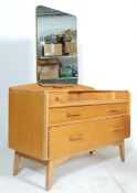 1970'S ERNEST GOMME FOR G PLAN OAK DRESSING TABLE