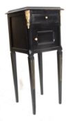 SHABBY CHIC- FRENCH BEDSIDE CABINET WITH MARBLE TO