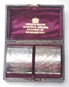 19TH CENTURY VICTORIAN NAPKIN RINGS BY JOHN ALDWINCKLE & JAMES SLATER - HOLLAND, SON & SLATER