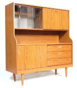 MID CENTURY RETRO TEAK VENEER HIGHBOARD SIDEBOARD