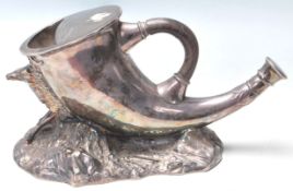 DEER HUNTING INTEREST SILVER PLATED SPOON WARMER