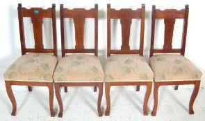 EARLY 20TH CENTURY EDWARDIAN DINING CHAIRS