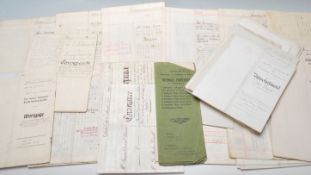 APPROX 40 EDWARDIAN INDENTURES AND LEGAL DOCUMENTS