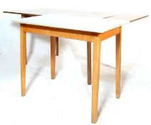 RETRO 1950S MID CENTURY BLUE FORMICA TABLE AND OTHER