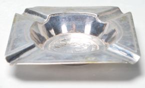SILVER HALLMARKED COIN INSET THAL 1780 ASHTRAY