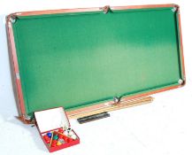 RETRO 20TH CENTURY TABLE TOP POOL TABLE / SNOOKER TABLE BY PETWORTH HOUSE LTD.