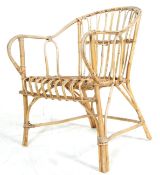 RETRO VINTAGE EARLY 20TH CENTURY BAMBOO CHAIR