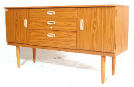 BRITISH MID CENTURY DESIGN - RETRO TEAK VENEER CREDENZA
