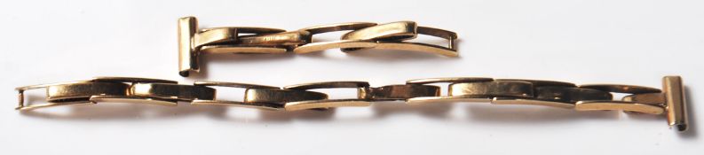 9CT GOLD EXPANDABLE WATCH STRAP