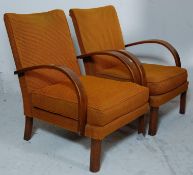 MANNER OF HEALS OF LONDON PAIR OF BENTWOOD ARMCHAIRS