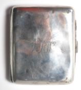 1924 SILVER HALLMARKED CIGARETTE CASE BY BRADLEY OVERSEAS LTD