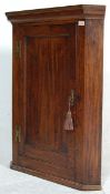 GEORGIAN OAK CORNER CUPBOARD