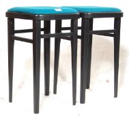 PAIR OF GERMAN SIT MADE BAR / BREKFAST STOOLS