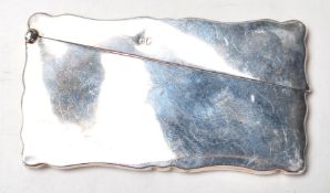 SILVER HALLMARKED CHESTER 1915 CARD CASE