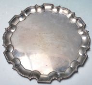 SILVER HALLMARKED SALVER BY MAPPIN AND WEBB