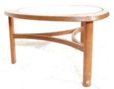1970’S TEAK WOOD AND GLASS DANISH INSPIRED COFFEE TABLE