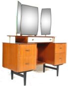 MID CENTURY RETRO TEAK WOOD DRESSING TABLE CHEST